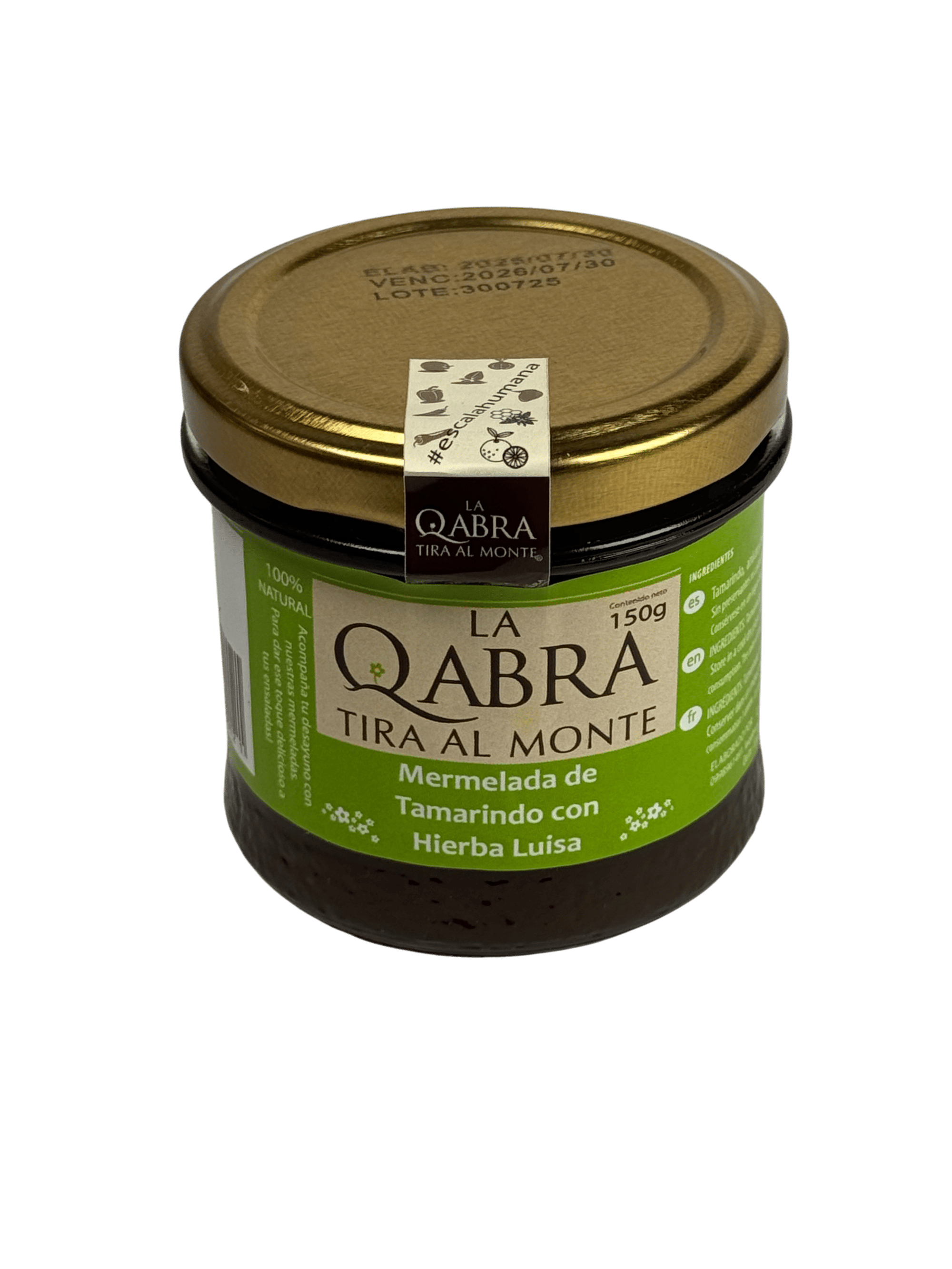 LA QABRA TIRA AL MONTE - Mermelada de tamarindo con hierba luisa