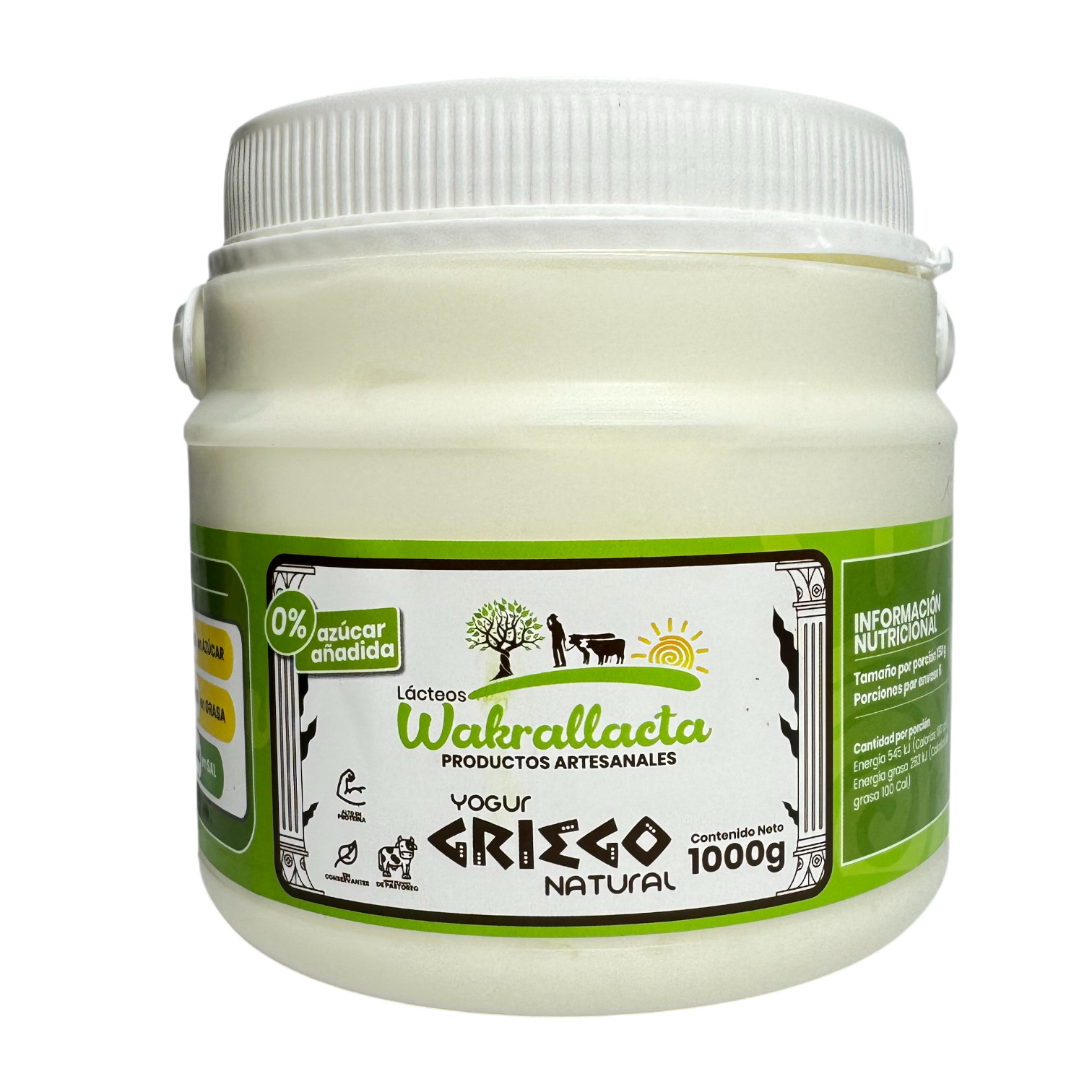 WAKRALLACTA - Yogurt Griego Natural