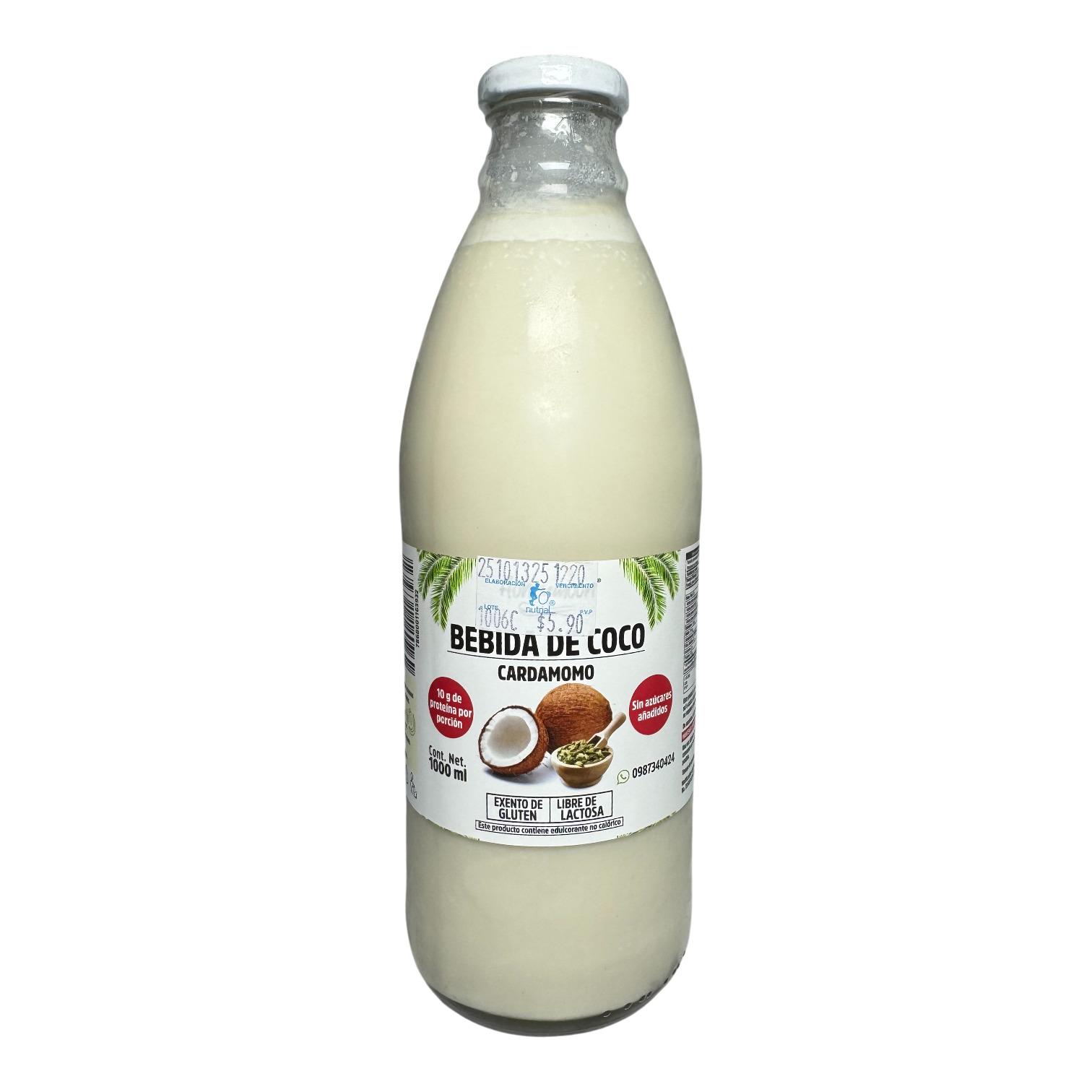 NUTRIAL CÍA. LTDA. - Bebida de coco con cardamomo
