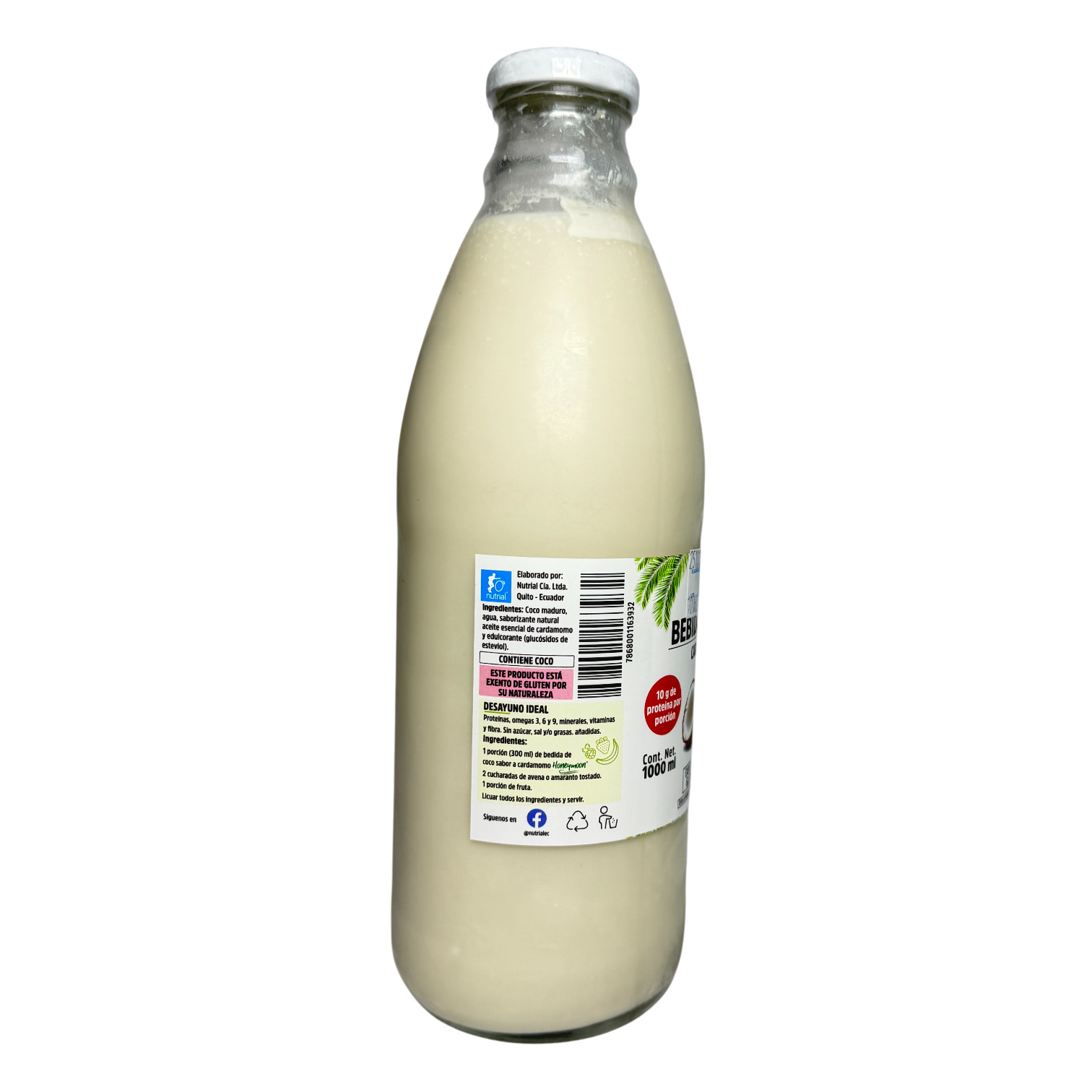 NUTRIAL CÍA. LTDA. - Bebida de coco con cardamomo